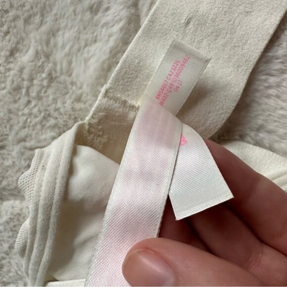 Victoria's Secret PINK | Cream Embroidered Triangle Bralette | Size Extra Small - Picture 12 of 13